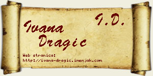 Ivana Dragić vizit kartica